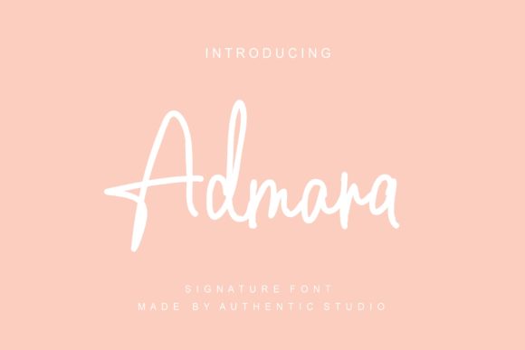Admara: The Handwritten Font That Elevates Small Business Branding