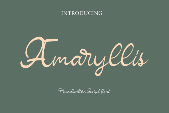 Amaryllis Font: Elegance for Editorial Design