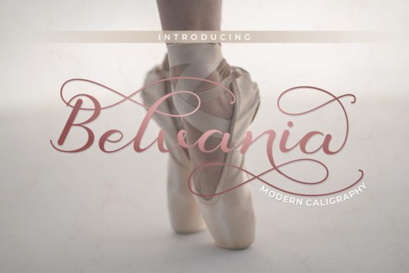 Belvania: A Romantic Handwritten Font for Brand Identity