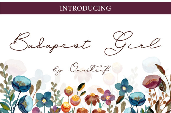Budapest Girl: A Handwritten Typeface for Editorial Design