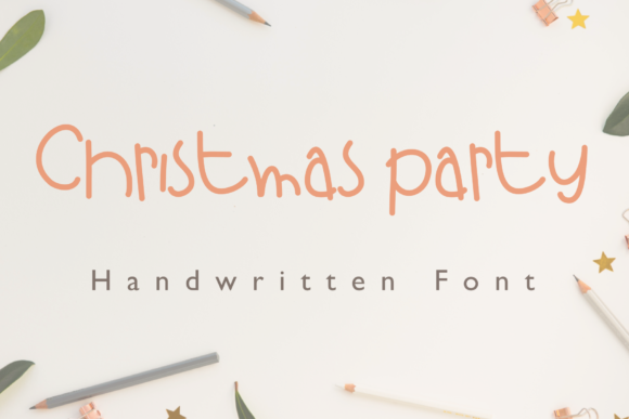 Christmas Party Typeface: Elevate Holiday Campaigns With Dainty Handwritten Style