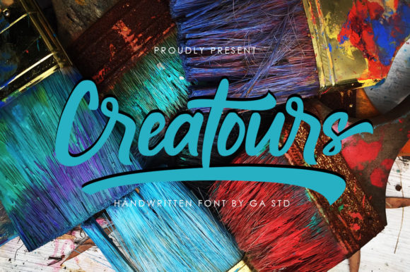 Creatours: A Handwritten Font That Brings Craft Projects to Life