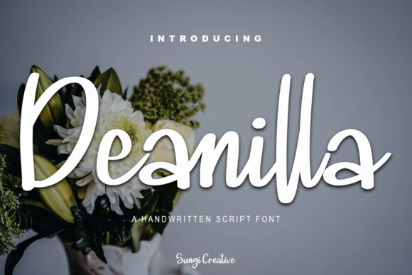 Deanilla: A Handwritten Typeface for Editorial Elegance
