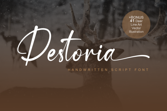Destoria: The Handwritten Typeface for Scroll-Stopping Brand Content