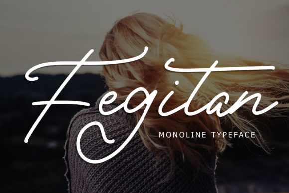 Fegitan Font: A Script Amp Typeface for Editorial Elegance