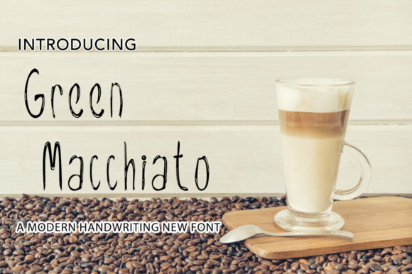Green Macchiato: The Handwritten Typeface for Scroll-Stopping Social Media Graphics