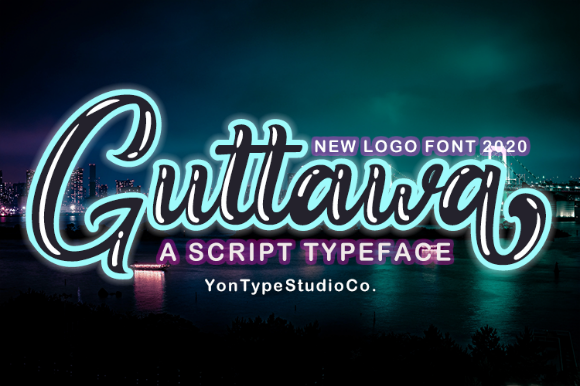 Guttawa: A Script Font with Personality for Creative Projects