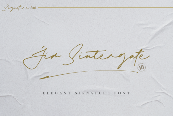 Jim Sintergate Typeface Review: A Relaxed Handwritten Font for Modern Brands