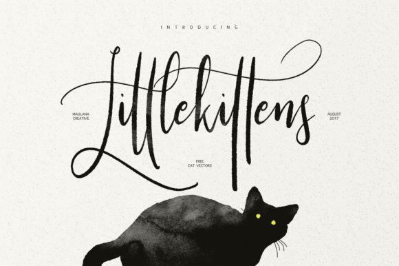 Little Kittens: A Handwritten Typeface for Delicate Brand Identity