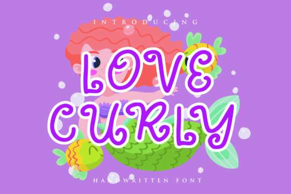 Love Curly: A Playful Handwritten Font for Authentic Branding