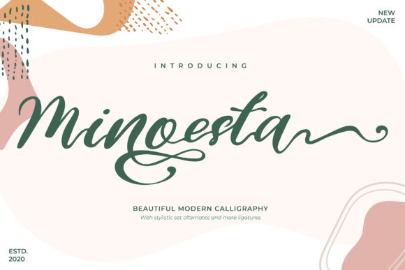 Minoesta Font: A Timeless Script for Captivating Campaigns