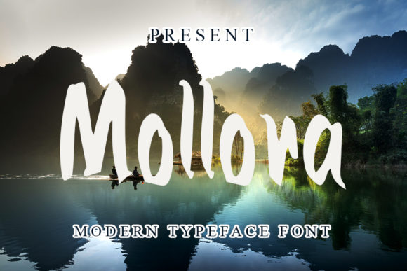 Mollora: A Handwritten Typeface for Elegant Editorial Design