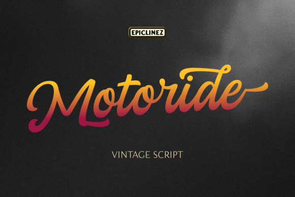 Motoride: A Timeless Handwritten Typeface for Boutique Branding