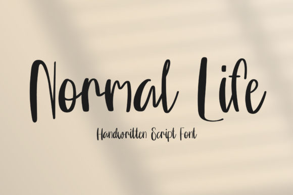 Normal Life Typeface: A Web Designer’s Take on Casual Script Typography