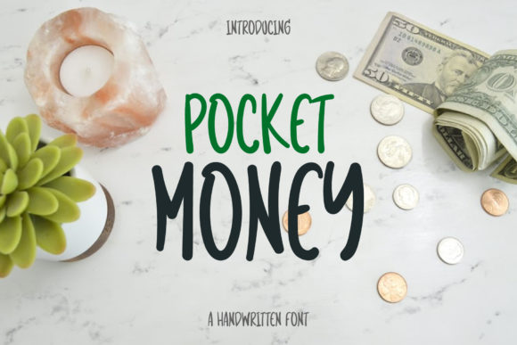 Pocket Money: A Handwritten Font for Authentic Brand Identity