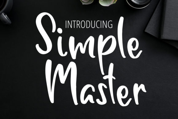 Simple Master Font: A Handwritten Typeface for Digital Creativity