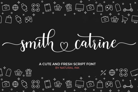 Smith Catrine: A Handwritten Typeface for Editorial Elegance