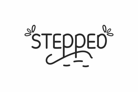 Stepped Font: A Handwritten Typeface for Editorial Design