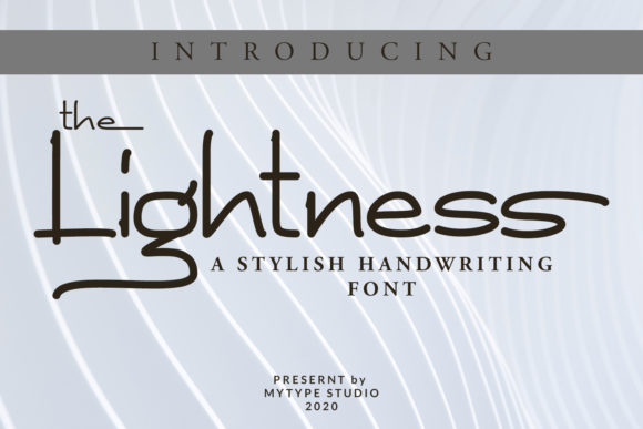 The Lightness: A Versatile Script Font for Handmade Crafts
