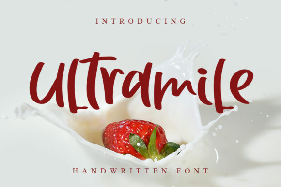 Ultramile: A Modern Handwriting Font for Digital Design